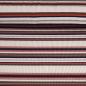 Preview: Rippjersey Streifen beige rot blau